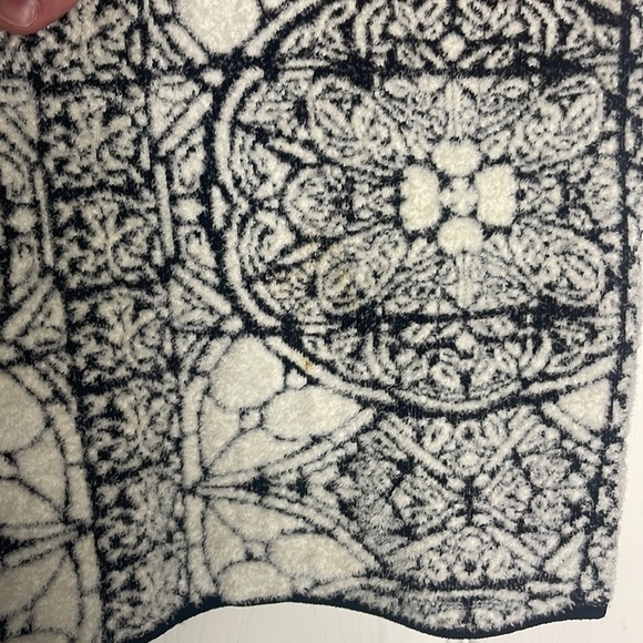 Stella McCartney Black and White Wool Bodycon Mini Dress Size Small Y2K - Picture 6 of 6